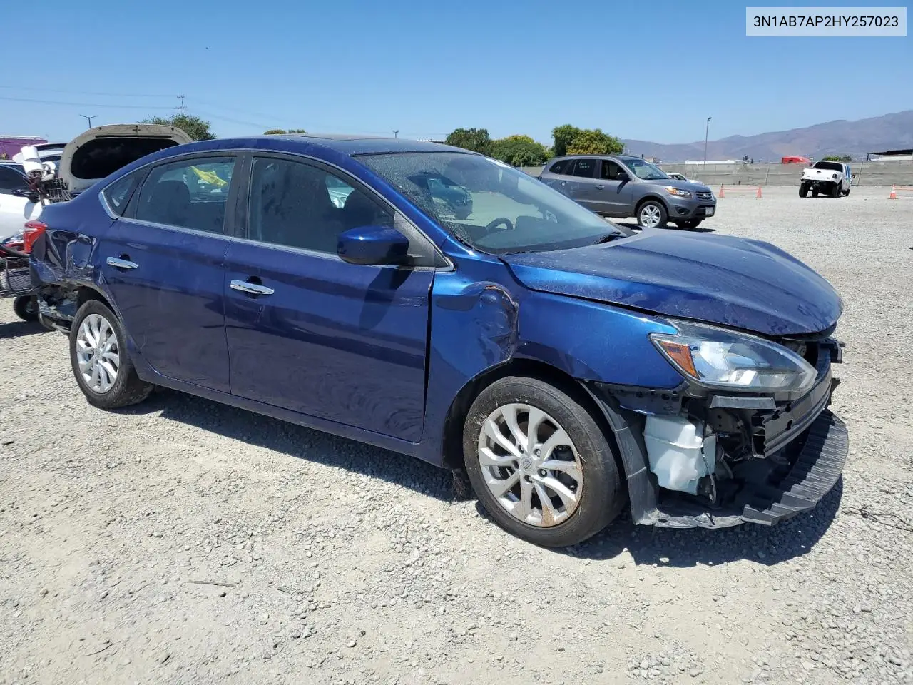 2017 Nissan Sentra S VIN: 3N1AB7AP2HY257023 Lot: 61176275