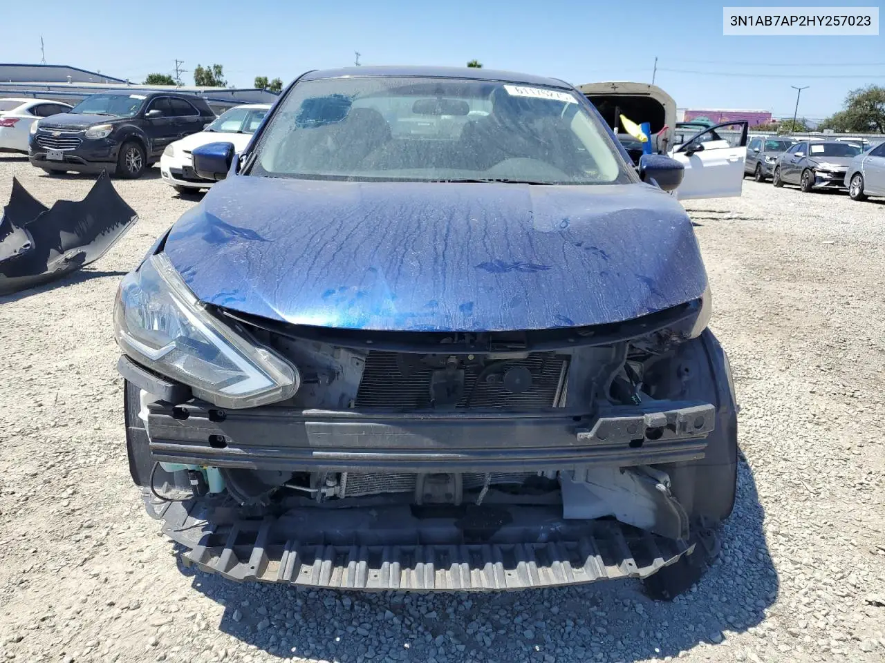 2017 Nissan Sentra S VIN: 3N1AB7AP2HY257023 Lot: 61176275