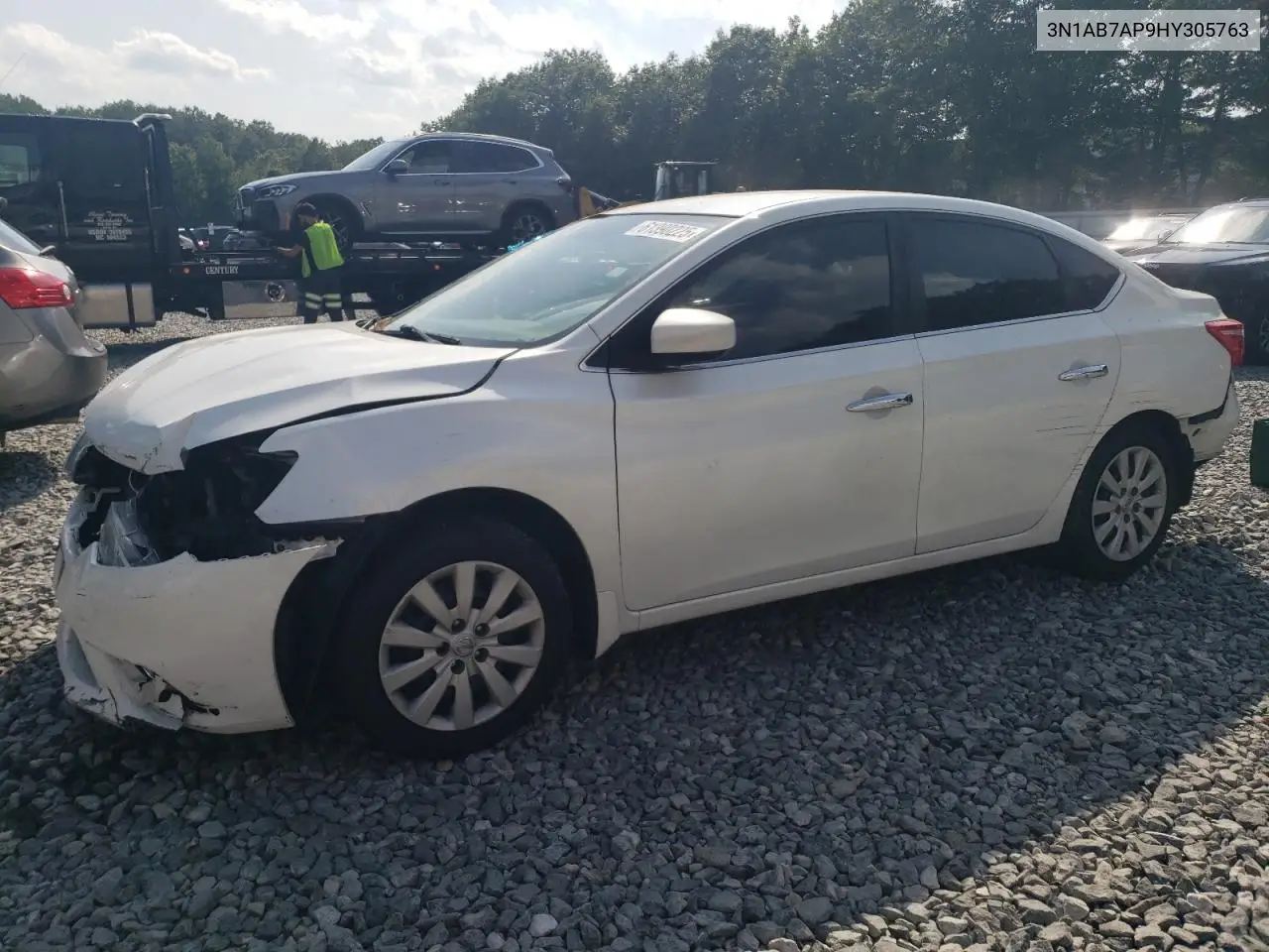 2017 Nissan Sentra S VIN: 3N1AB7AP9HY305763 Lot: 61390225