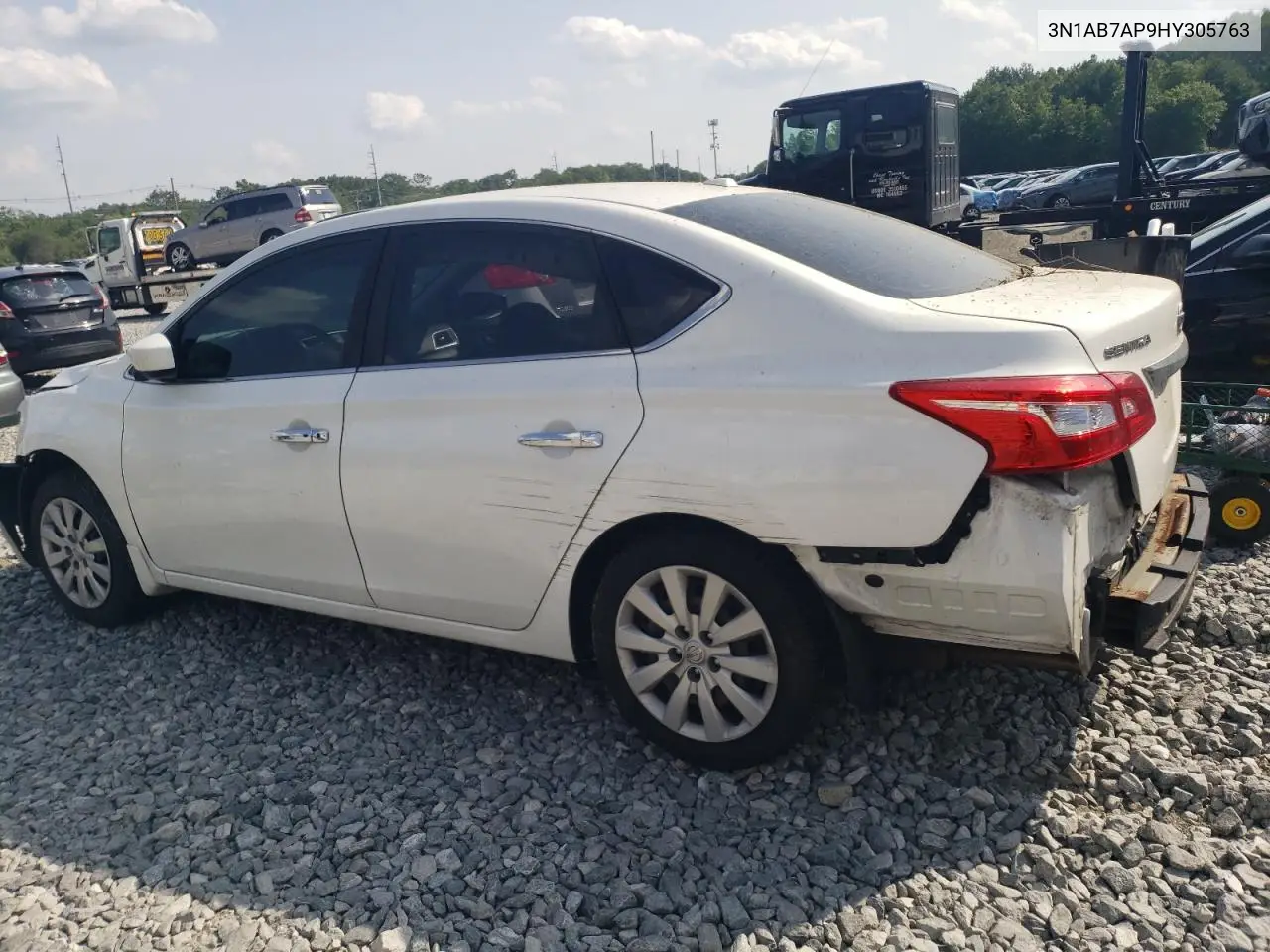 2017 Nissan Sentra S VIN: 3N1AB7AP9HY305763 Lot: 61390225
