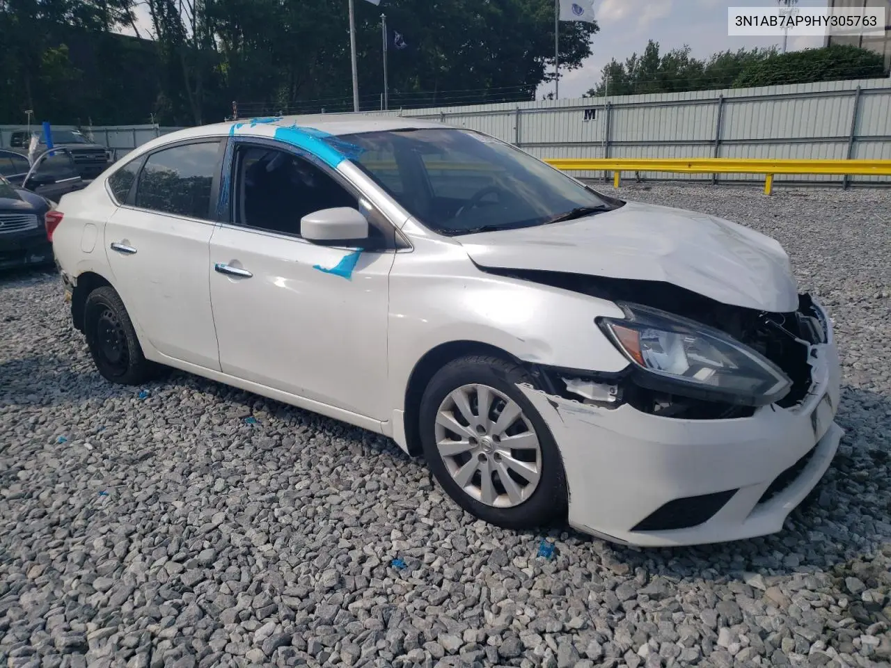 2017 Nissan Sentra S VIN: 3N1AB7AP9HY305763 Lot: 61390225