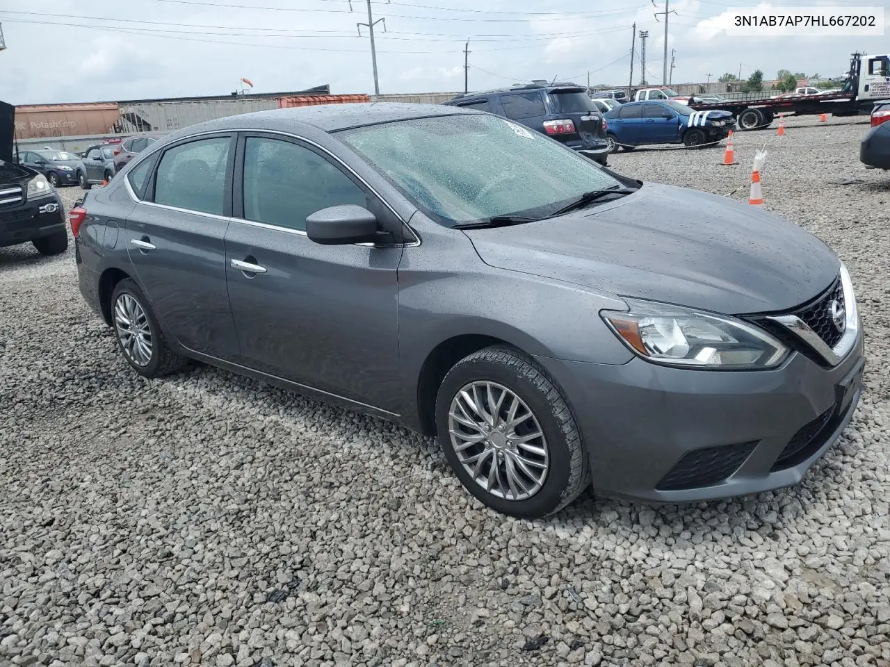 2017 Nissan Sentra S VIN: 3N1AB7AP7HL667202 Lot: 61413165