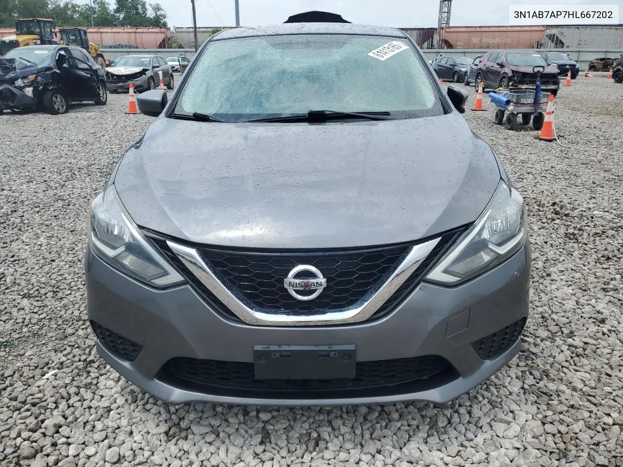 2017 Nissan Sentra S VIN: 3N1AB7AP7HL667202 Lot: 61413165