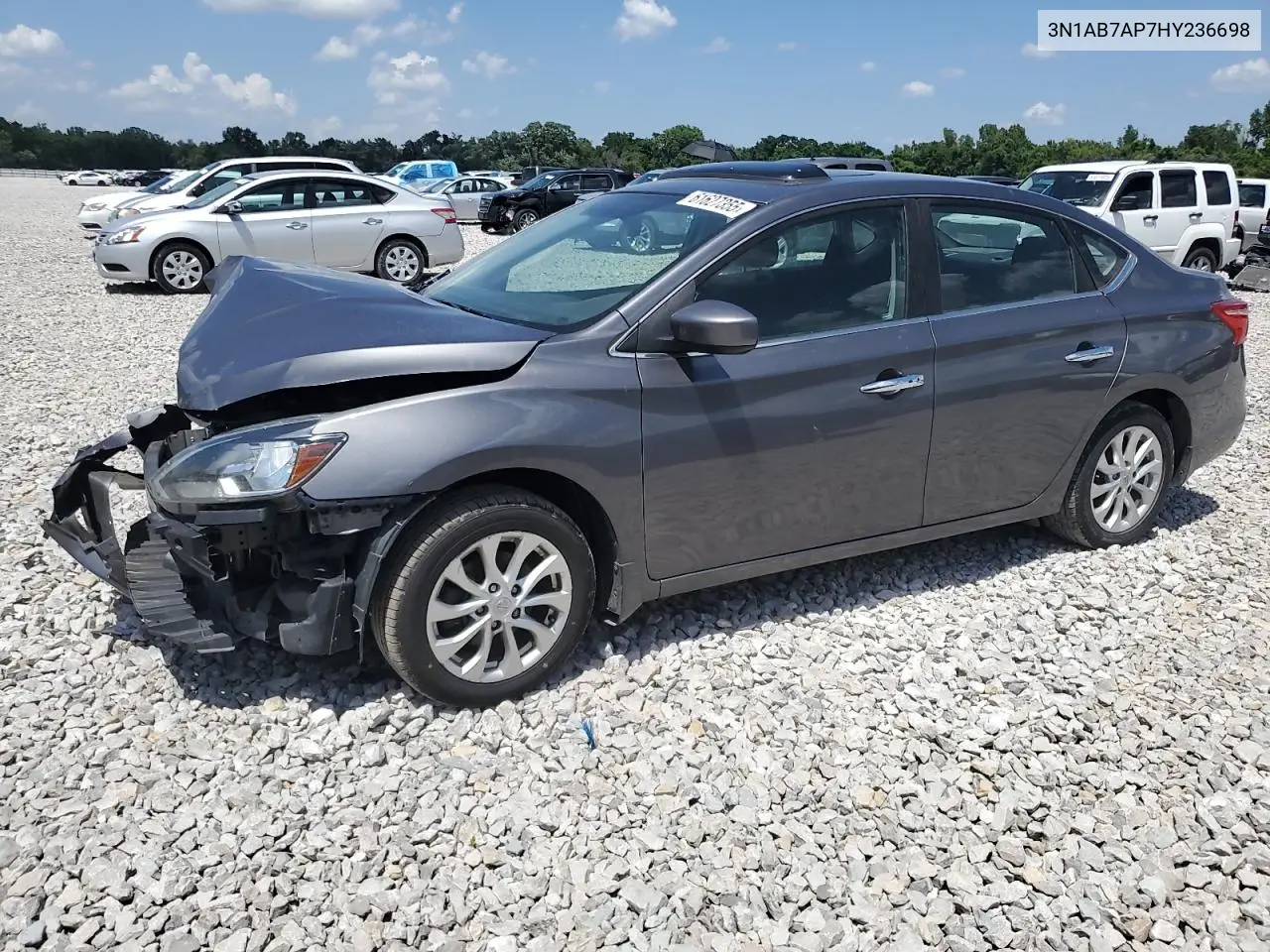 2017 Nissan Sentra S VIN: 3N1AB7AP7HY236698 Lot: 61627355
