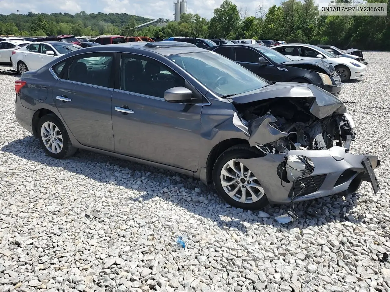 2017 Nissan Sentra S VIN: 3N1AB7AP7HY236698 Lot: 61627355