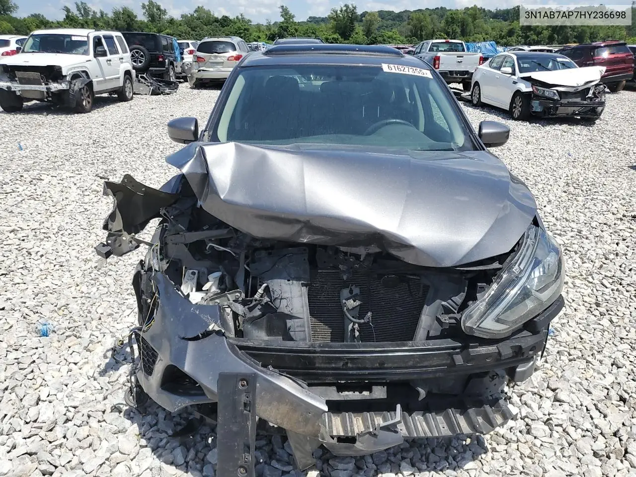 2017 Nissan Sentra S VIN: 3N1AB7AP7HY236698 Lot: 61627355