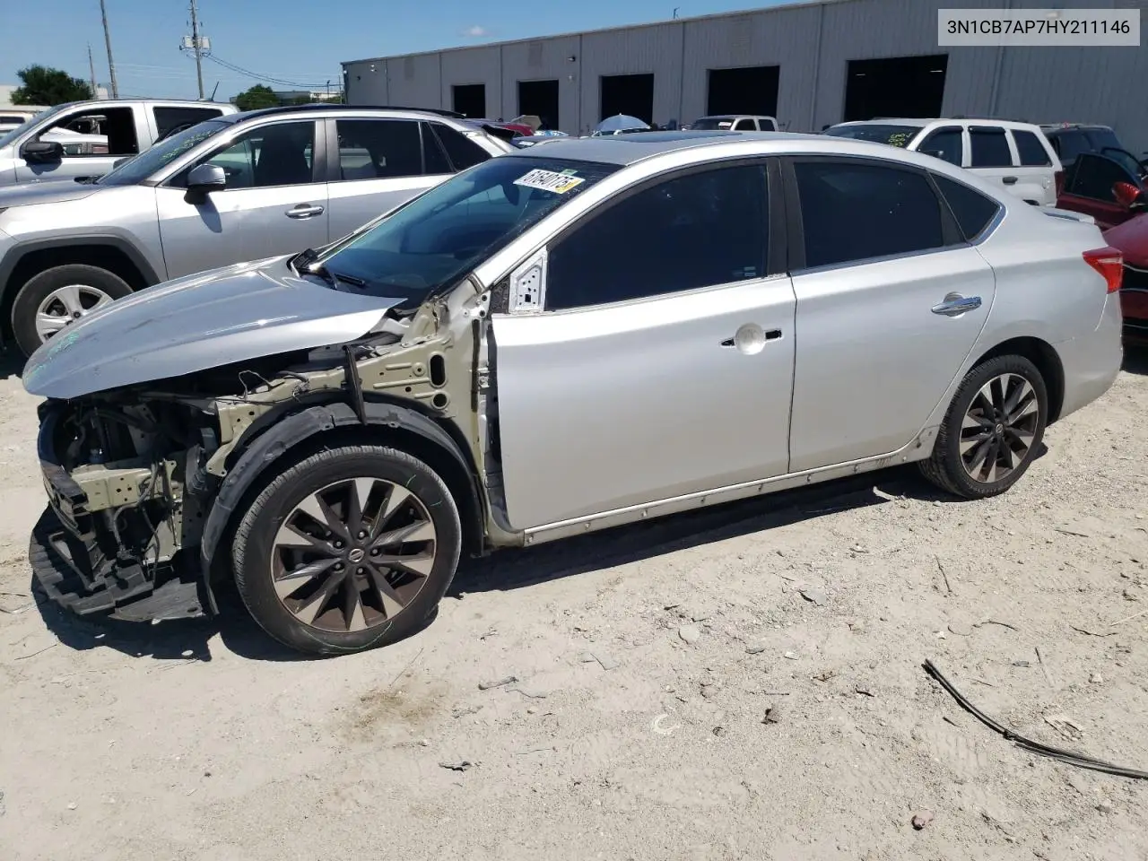 2017 Nissan Sentra Sr Turbo VIN: 3N1CB7AP7HY211146 Lot: 61640175