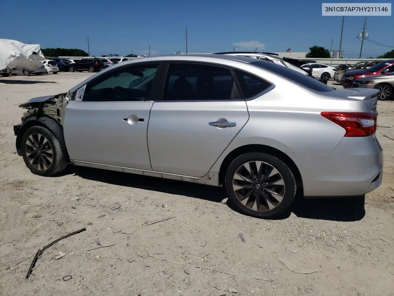 2017 Nissan Sentra Sr Turbo VIN: 3N1CB7AP7HY211146 Lot: 61640175