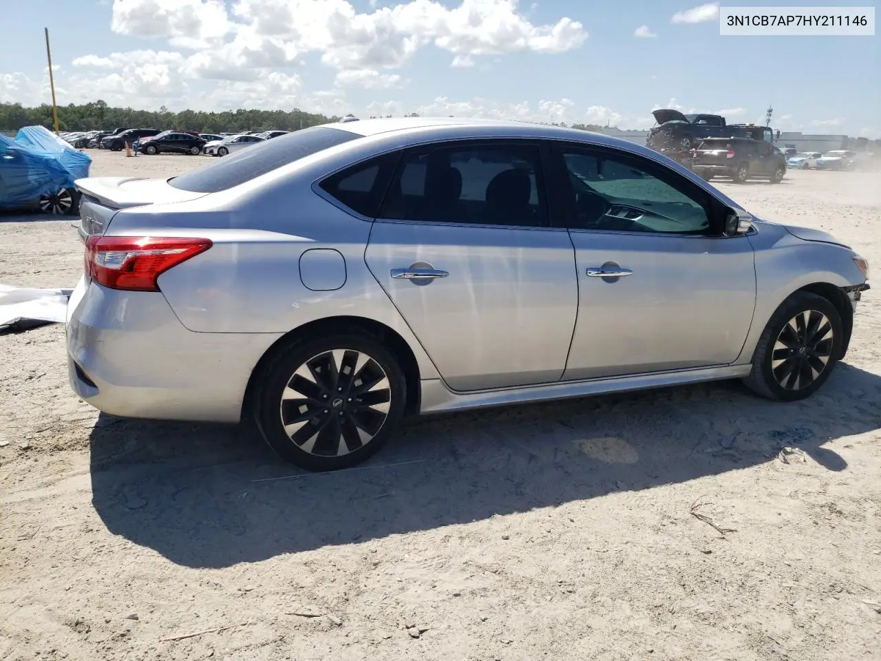 2017 Nissan Sentra Sr Turbo VIN: 3N1CB7AP7HY211146 Lot: 61640175