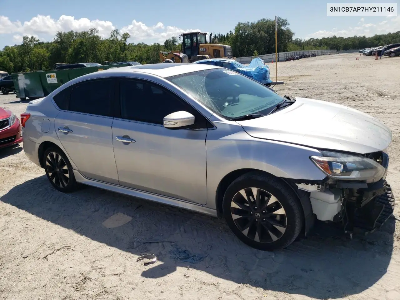 2017 Nissan Sentra Sr Turbo VIN: 3N1CB7AP7HY211146 Lot: 61640175