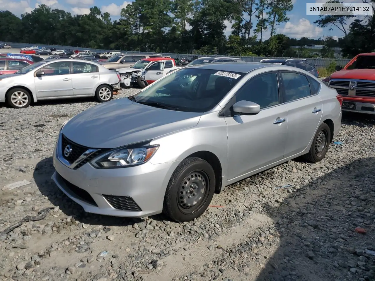2017 Nissan Sentra S VIN: 3N1AB7AP1HY214132 Lot: 62273785