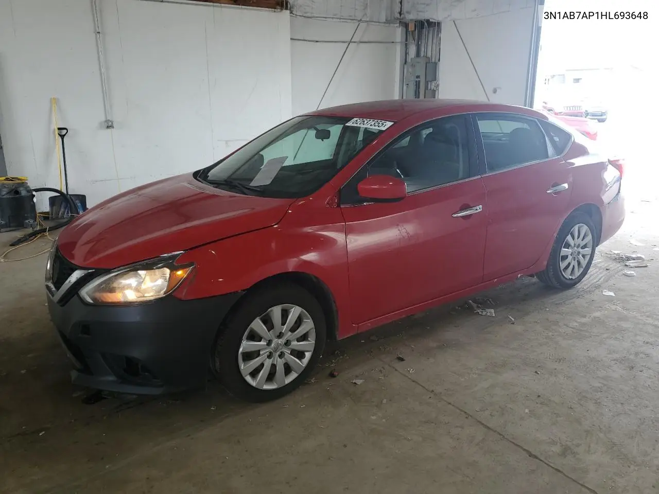 2017 Nissan Sentra S VIN: 3N1AB7AP1HL693648 Lot: 62637355