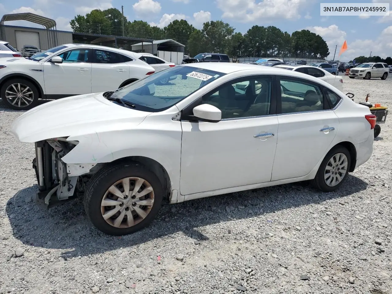 2017 Nissan Sentra S VIN: 3N1AB7AP8HY245992 Lot: 62672275