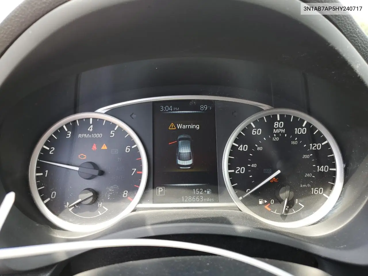 2017 Nissan Sentra S VIN: 3N1AB7AP5HY240717 Lot: 62677955