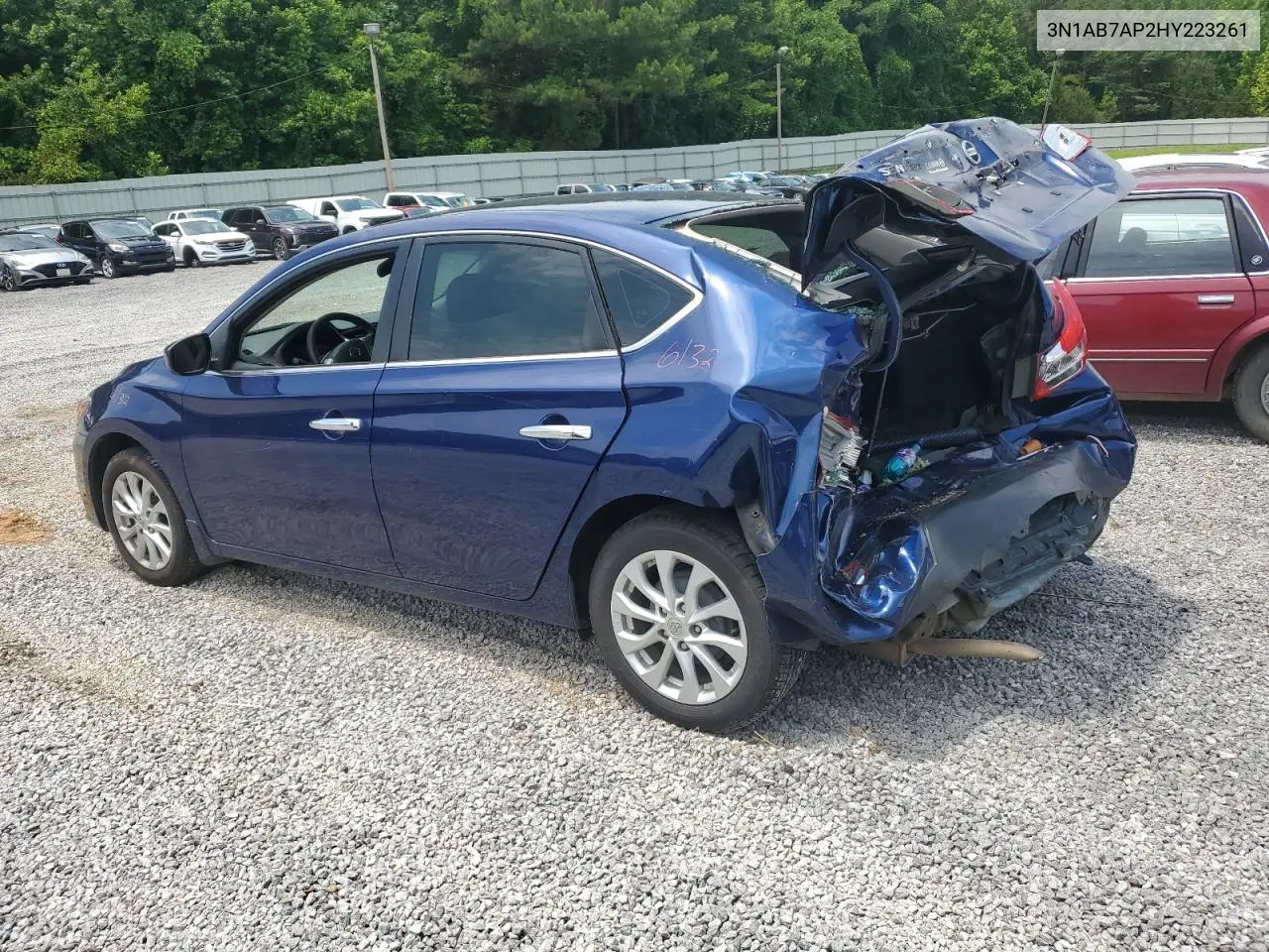 2017 Nissan Sentra S VIN: 3N1AB7AP2HY223261 Lot: 62685345