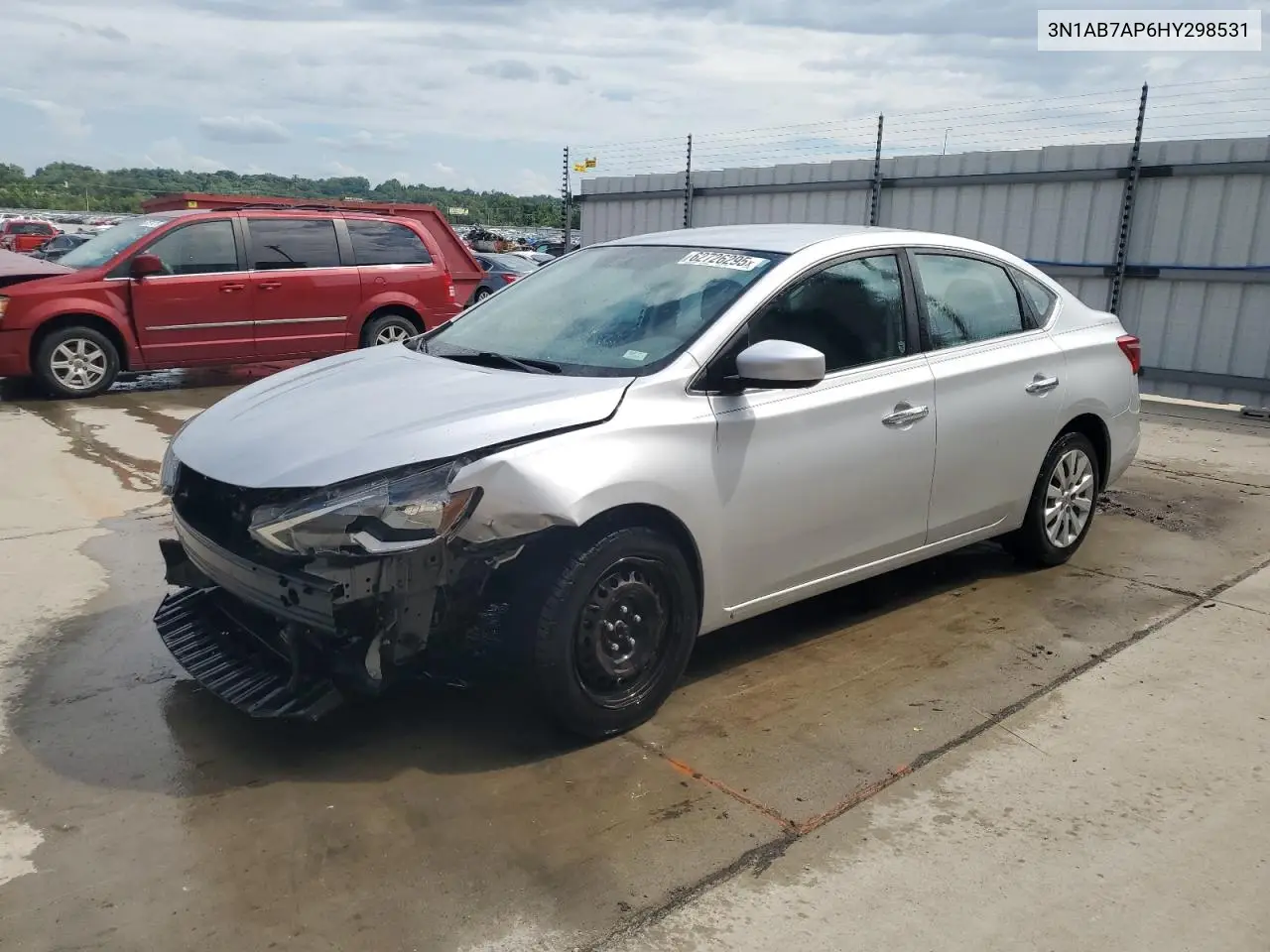 2017 Nissan Sentra S VIN: 3N1AB7AP6HY298531 Lot: 62726295