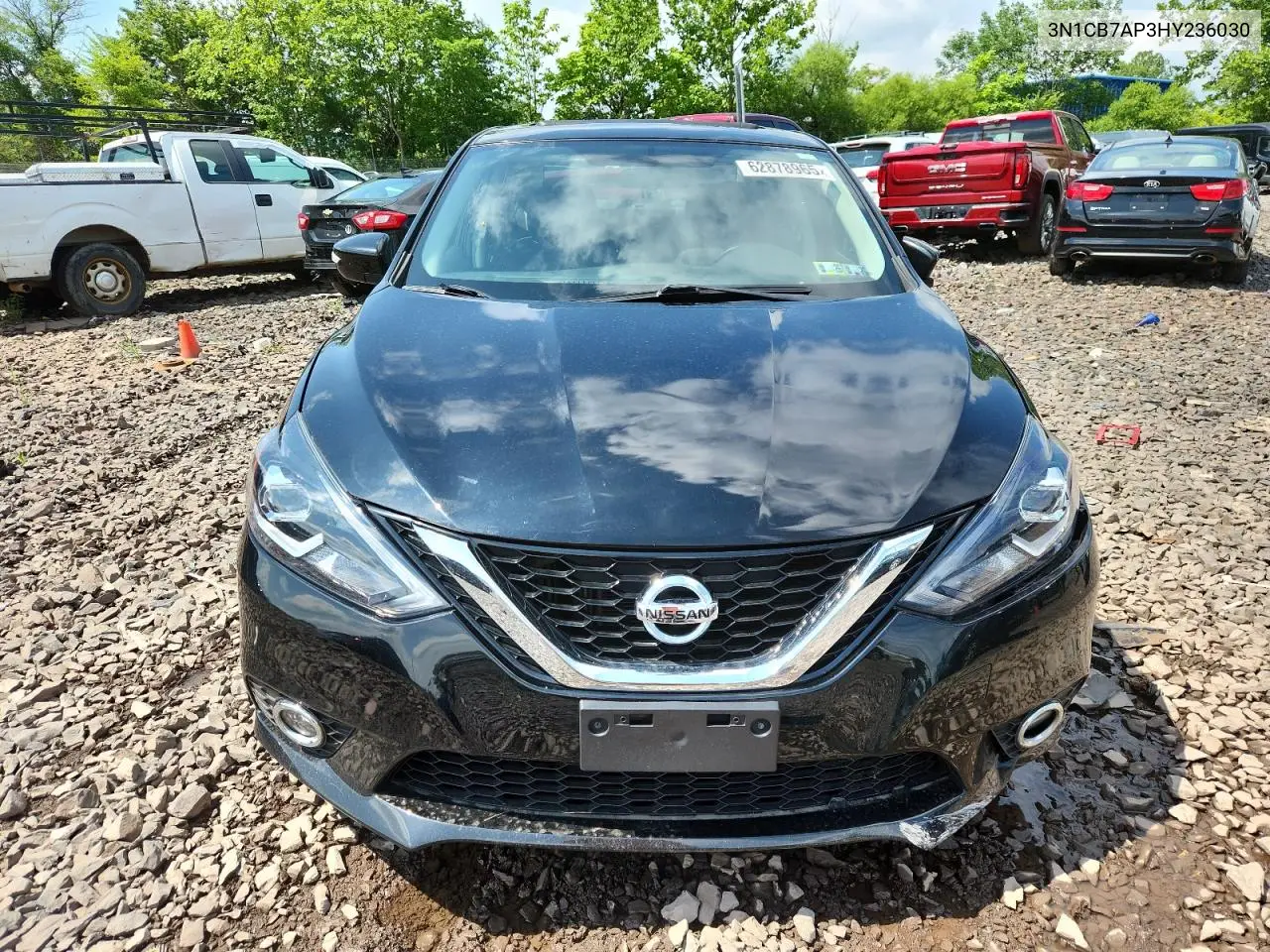 3N1CB7AP3HY236030 2017 Nissan Sentra Sr Turbo