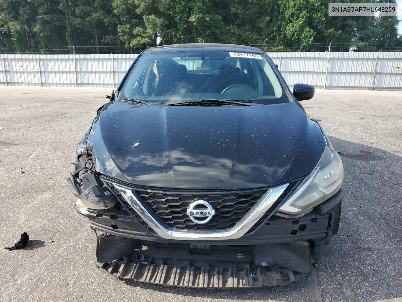 2017 Nissan Sentra S VIN: 3N1AB7AP7HL648259 Lot: 62917145