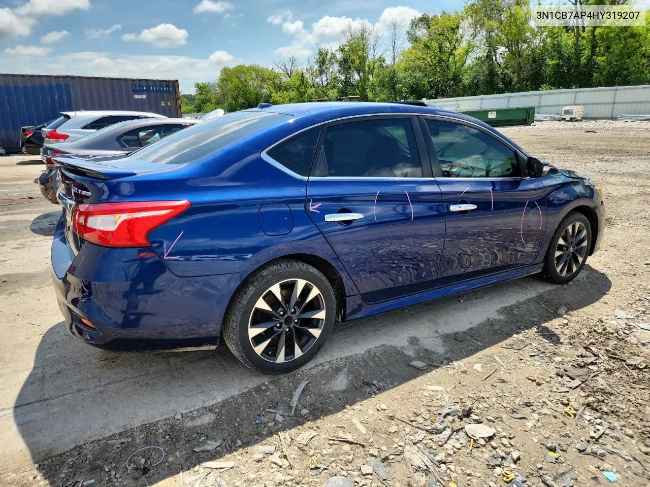 2017 Nissan Sentra Sr Turbo VIN: 3N1CB7AP4HY319207 Lot: 63040295