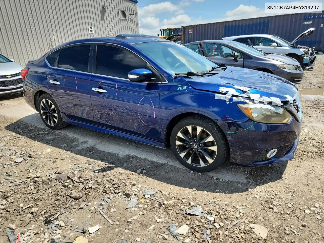 2017 Nissan Sentra Sr Turbo VIN: 3N1CB7AP4HY319207 Lot: 63040295