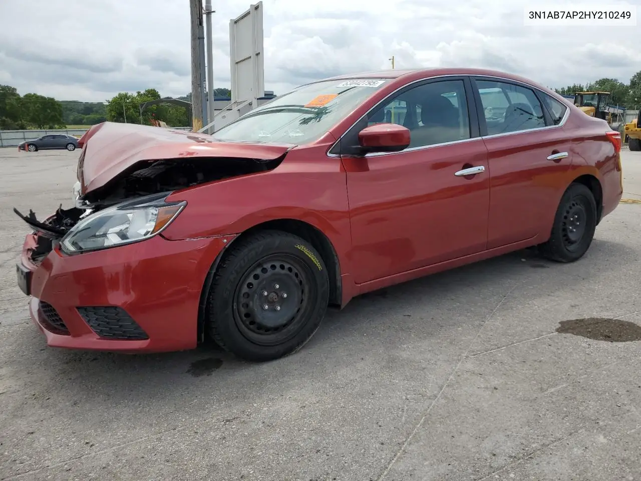 2017 Nissan Sentra S VIN: 3N1AB7AP2HY210249 Lot: 63042795