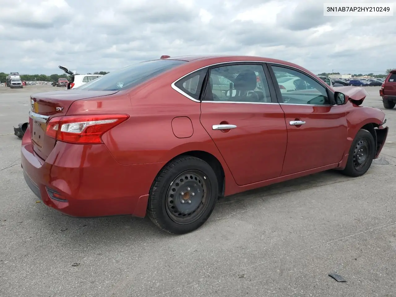 2017 Nissan Sentra S VIN: 3N1AB7AP2HY210249 Lot: 63042795