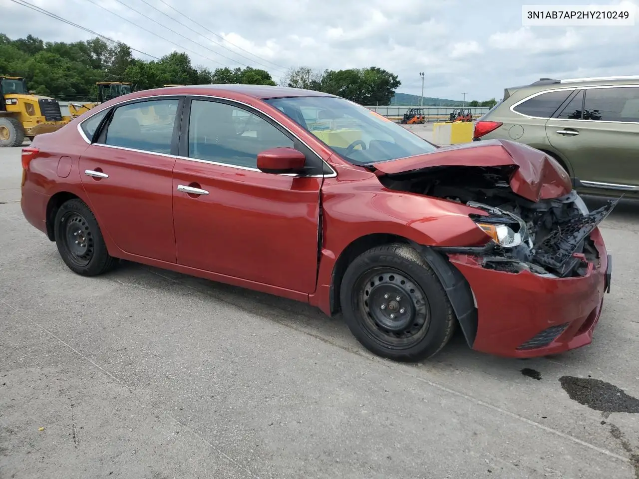 2017 Nissan Sentra S VIN: 3N1AB7AP2HY210249 Lot: 63042795
