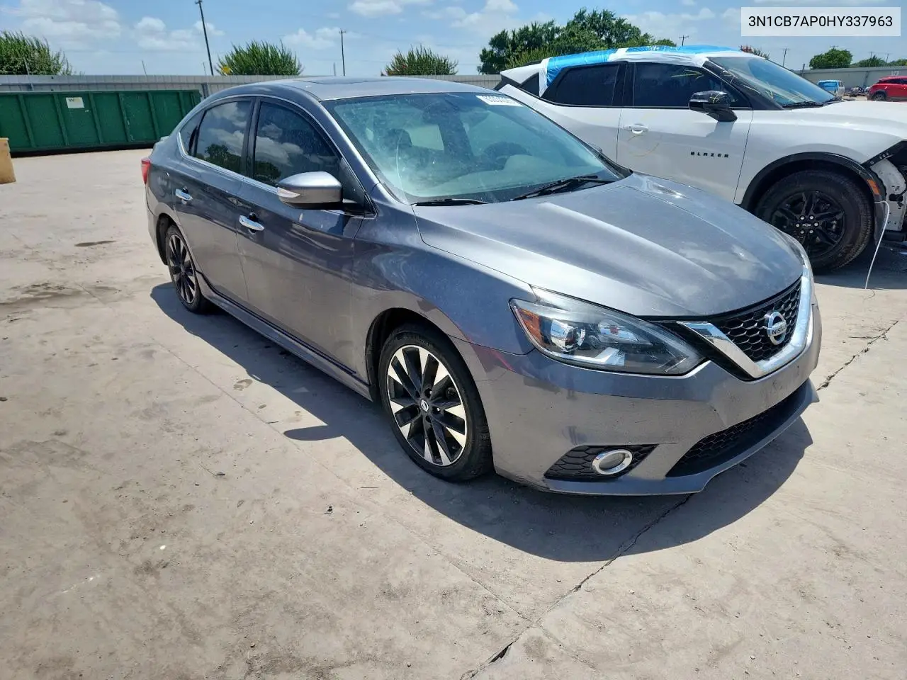2017 Nissan Sentra Sr Turbo VIN: 3N1CB7AP0HY337963 Lot: 63054025