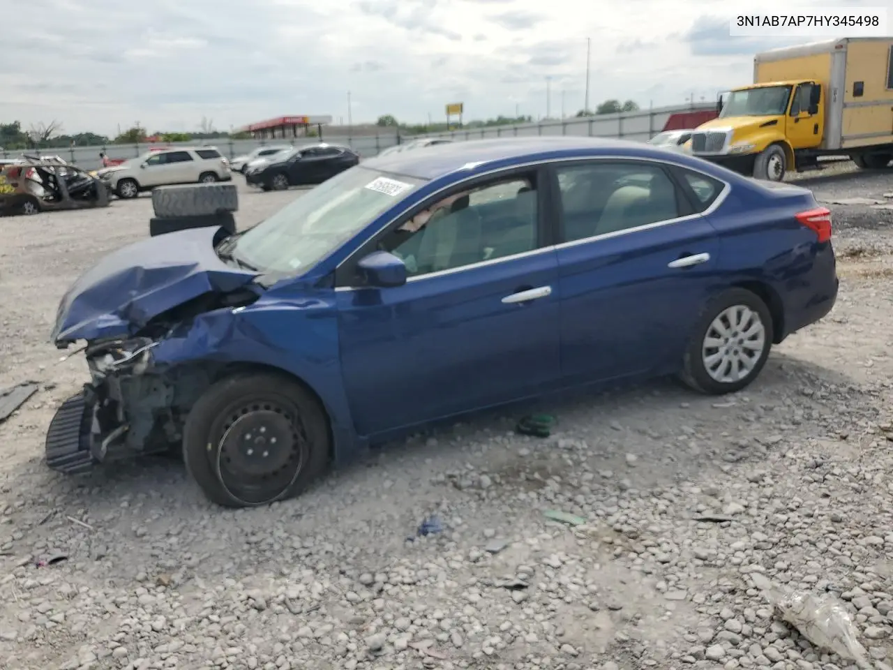 2017 Nissan Sentra S VIN: 3N1AB7AP7HY345498 Lot: 63095845
