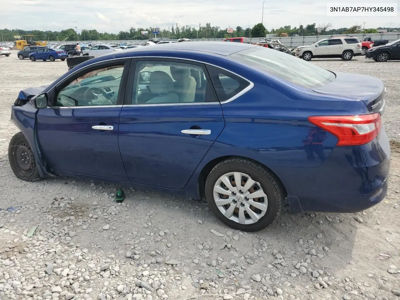 2017 Nissan Sentra S VIN: 3N1AB7AP7HY345498 Lot: 63095845