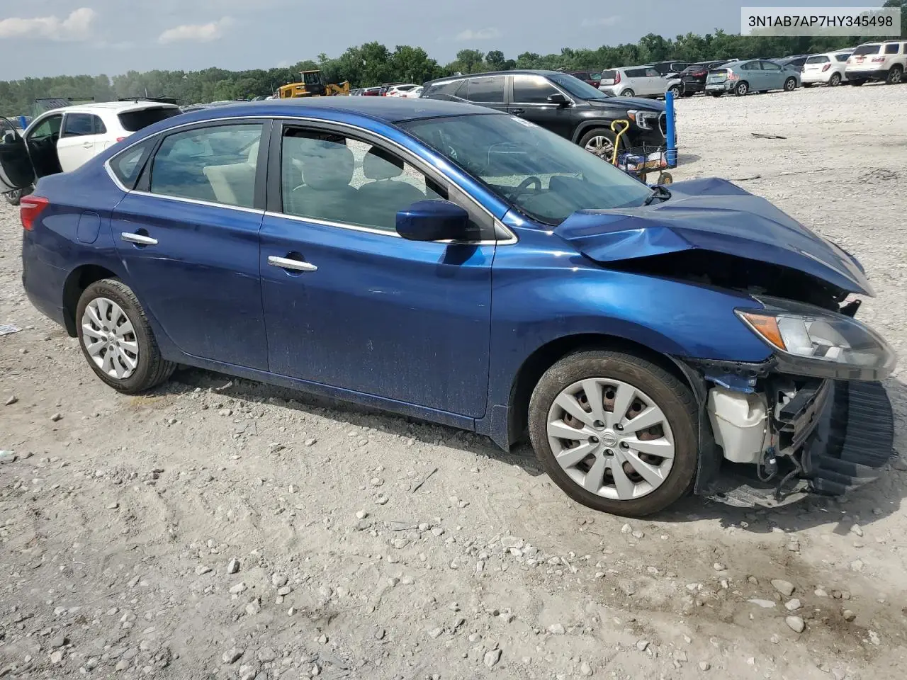 2017 Nissan Sentra S VIN: 3N1AB7AP7HY345498 Lot: 63095845