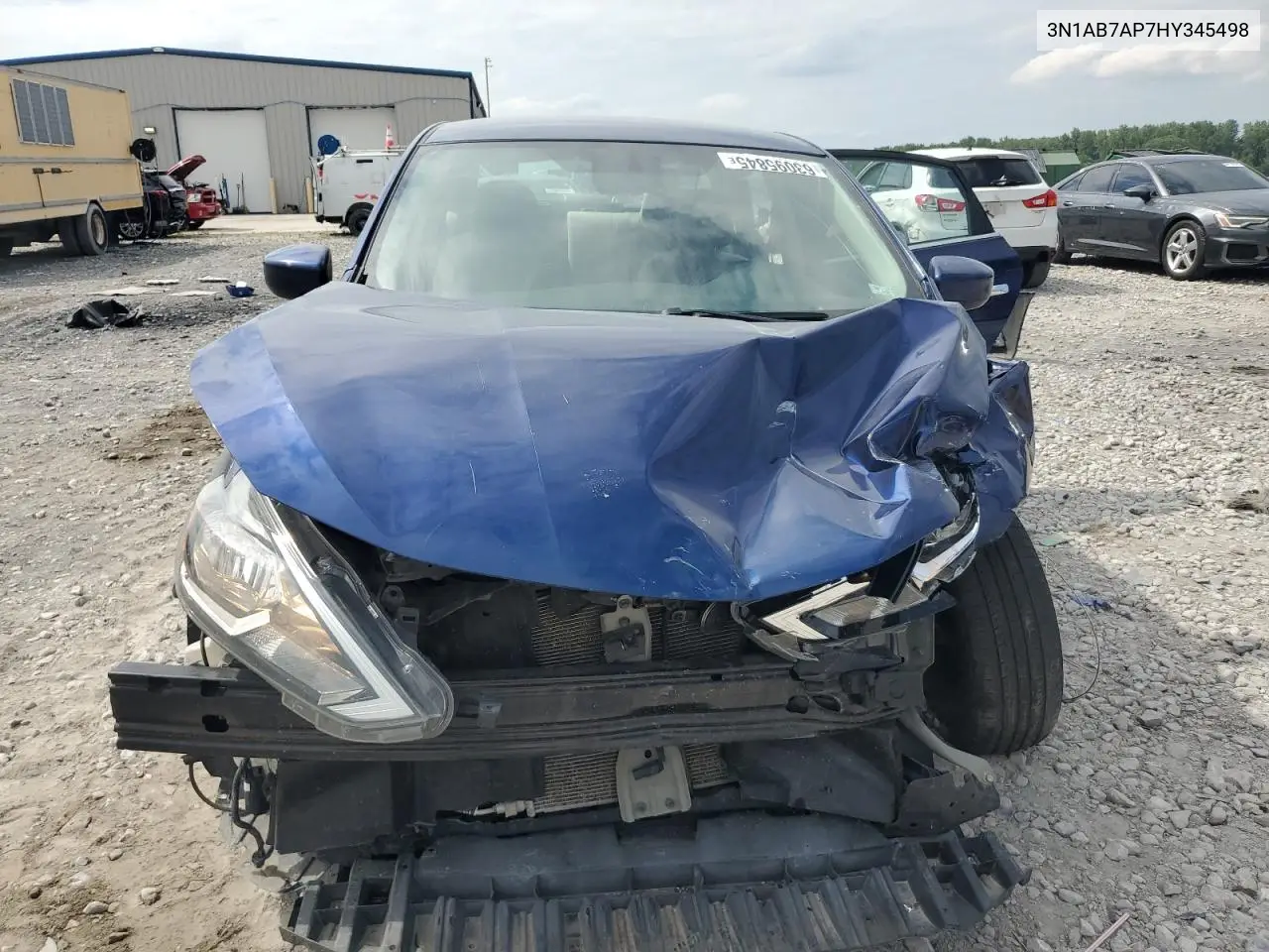 2017 Nissan Sentra S VIN: 3N1AB7AP7HY345498 Lot: 63095845