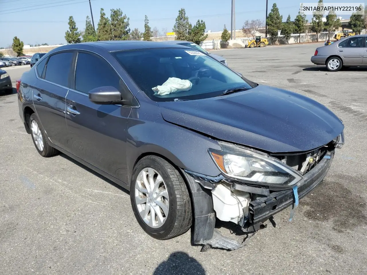 2017 Nissan Sentra S VIN: 3N1AB7AP1HY222196 Lot: 63598425