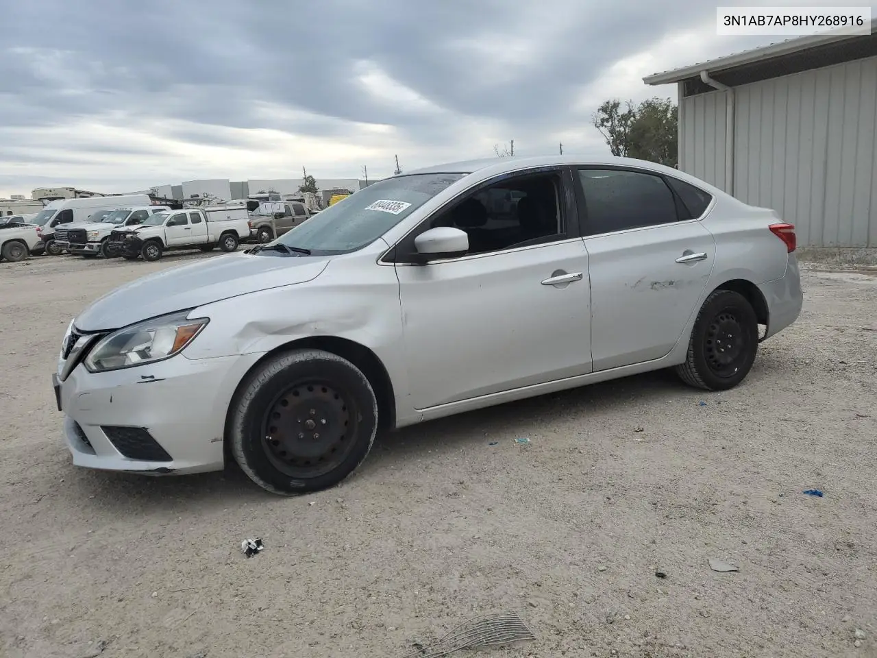 2017 Nissan Sentra S VIN: 3N1AB7AP8HY268916 Lot: 88448335