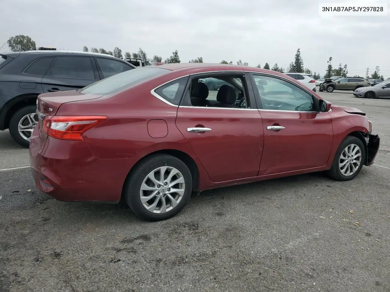 2018 Nissan Sentra S VIN: 3N1AB7AP5JY297828 Lot: 51017625