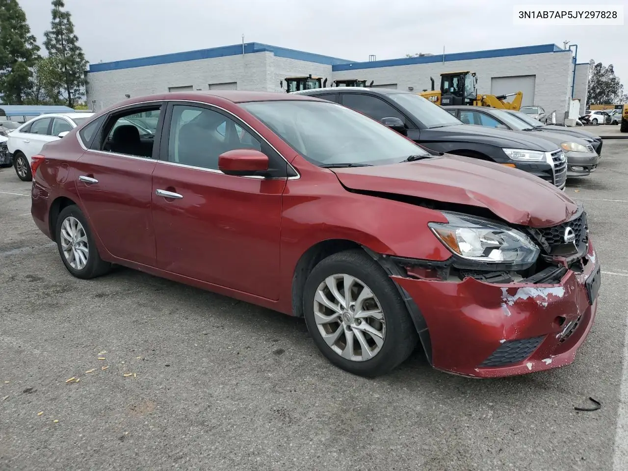 2018 Nissan Sentra S VIN: 3N1AB7AP5JY297828 Lot: 51017625