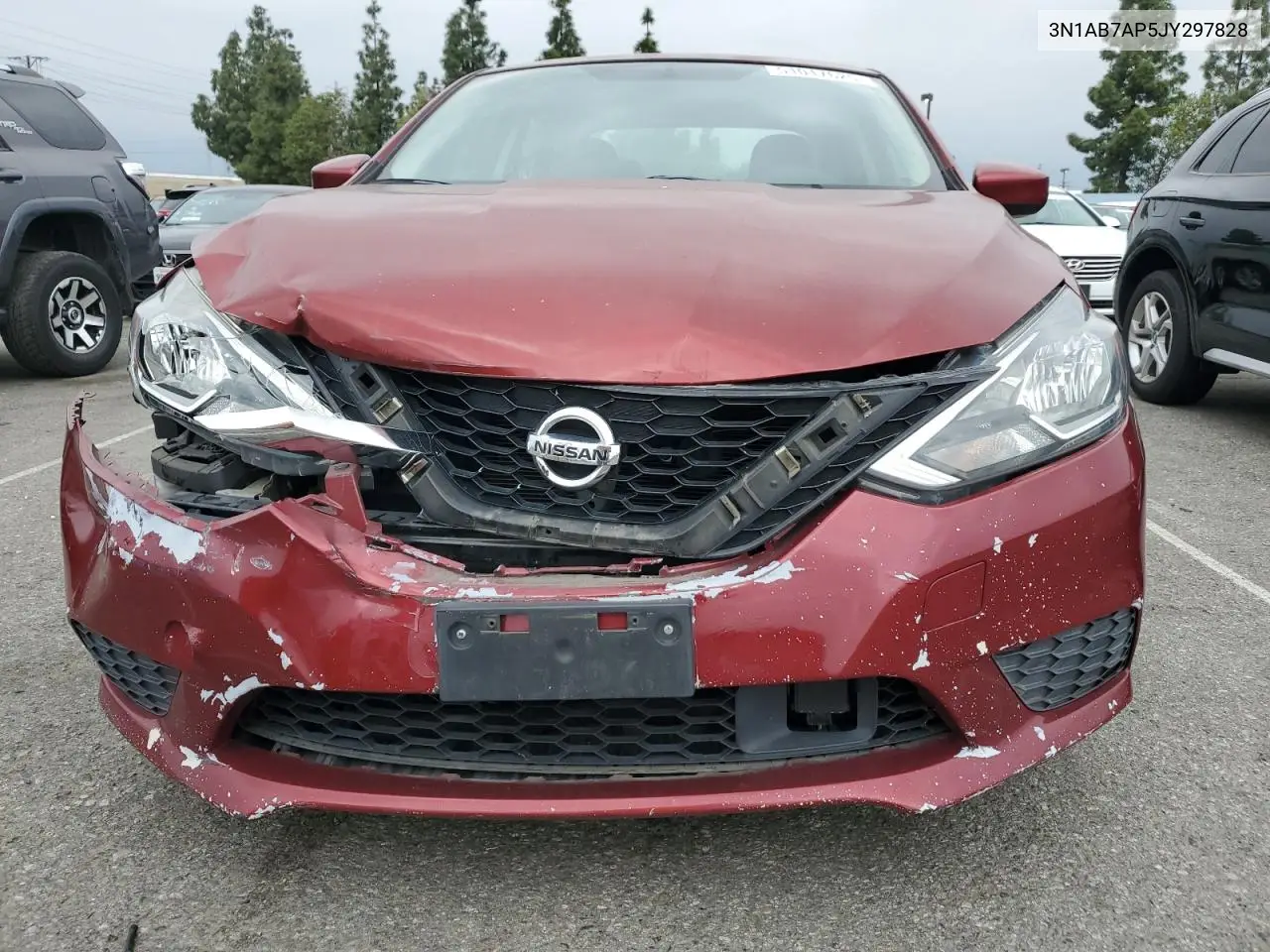 2018 Nissan Sentra S VIN: 3N1AB7AP5JY297828 Lot: 51017625