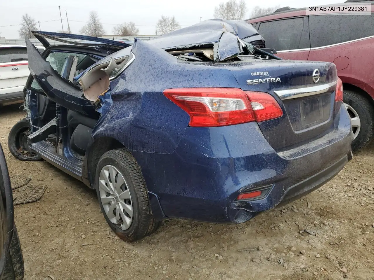 2018 Nissan Sentra S VIN: 3N1AB7AP1JY229381 Lot: 51837733