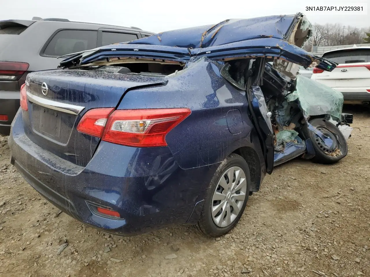 2018 Nissan Sentra S VIN: 3N1AB7AP1JY229381 Lot: 51837733