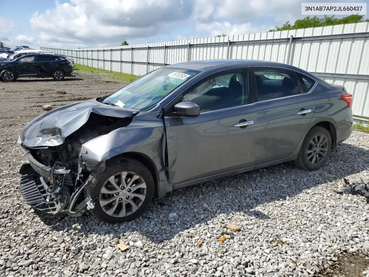 2018 Nissan Sentra S VIN: 3N1AB7AP2JL660437 Lot: 56763505