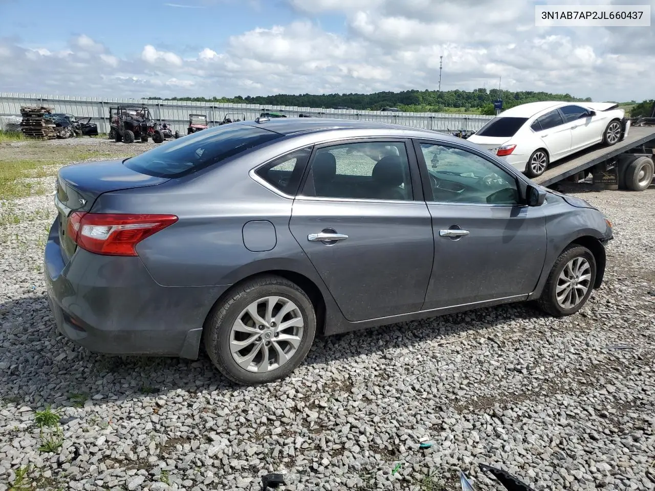 2018 Nissan Sentra S VIN: 3N1AB7AP2JL660437 Lot: 56763505