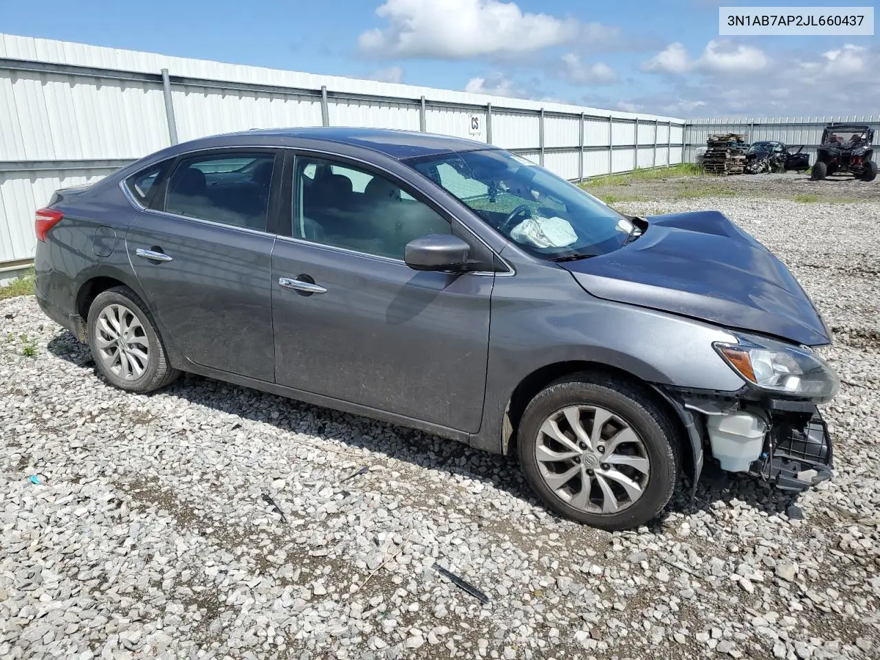2018 Nissan Sentra S VIN: 3N1AB7AP2JL660437 Lot: 56763505