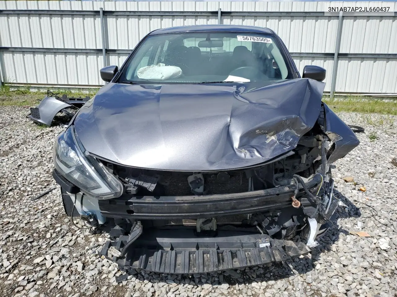 2018 Nissan Sentra S VIN: 3N1AB7AP2JL660437 Lot: 56763505