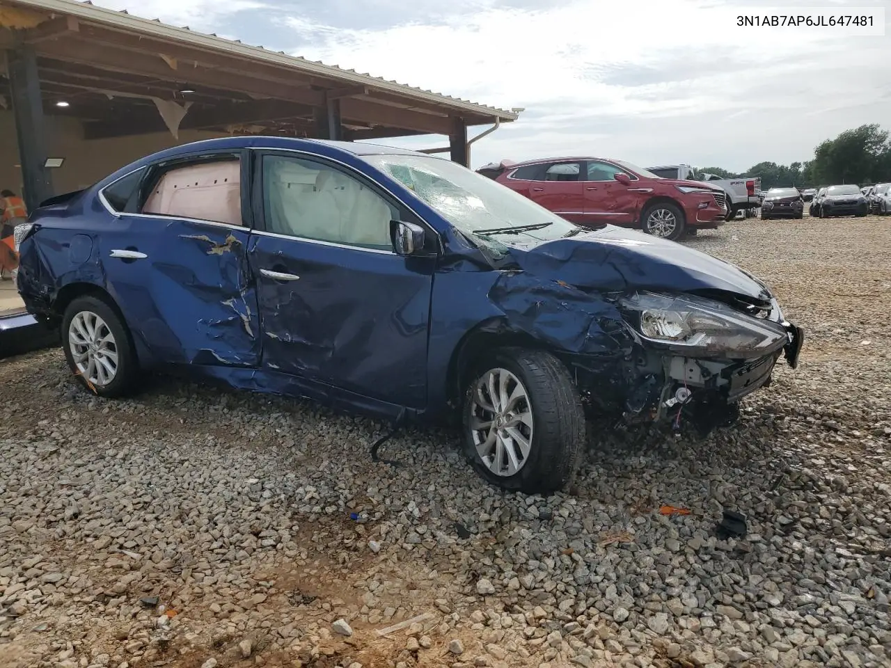 2018 Nissan Sentra S VIN: 3N1AB7AP6JL647481 Lot: 56827545