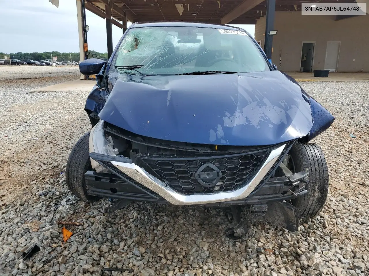 2018 Nissan Sentra S VIN: 3N1AB7AP6JL647481 Lot: 56827545