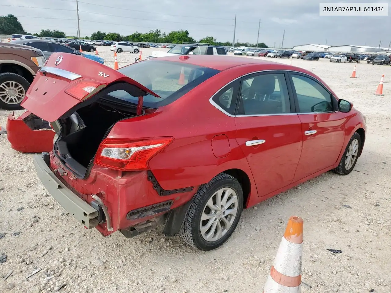 2018 Nissan Sentra S VIN: 3N1AB7AP1JL661434 Lot: 56915045