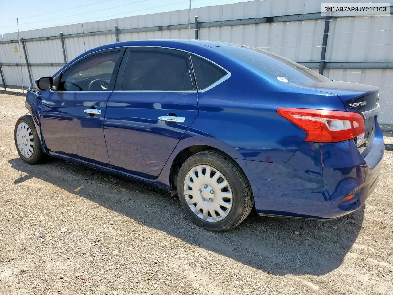 2018 Nissan Sentra S VIN: 3N1AB7AP8JY214103 Lot: 56982575
