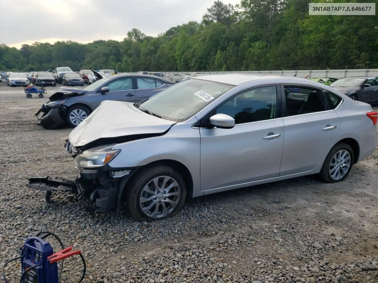 2018 Nissan Sentra S VIN: 3N1AB7AP7JL646677 Lot: 57034135