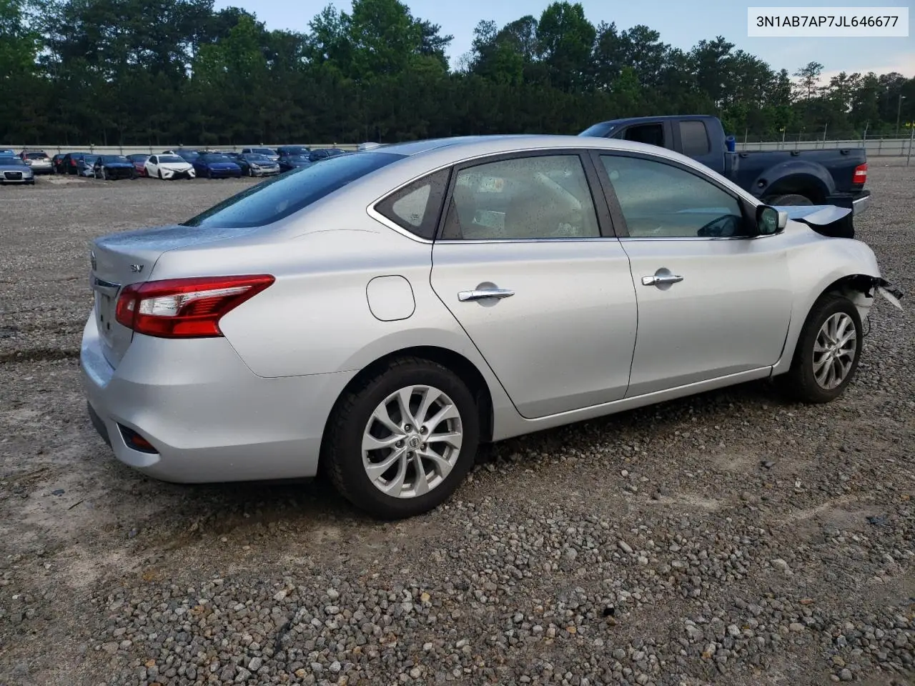 2018 Nissan Sentra S VIN: 3N1AB7AP7JL646677 Lot: 57034135