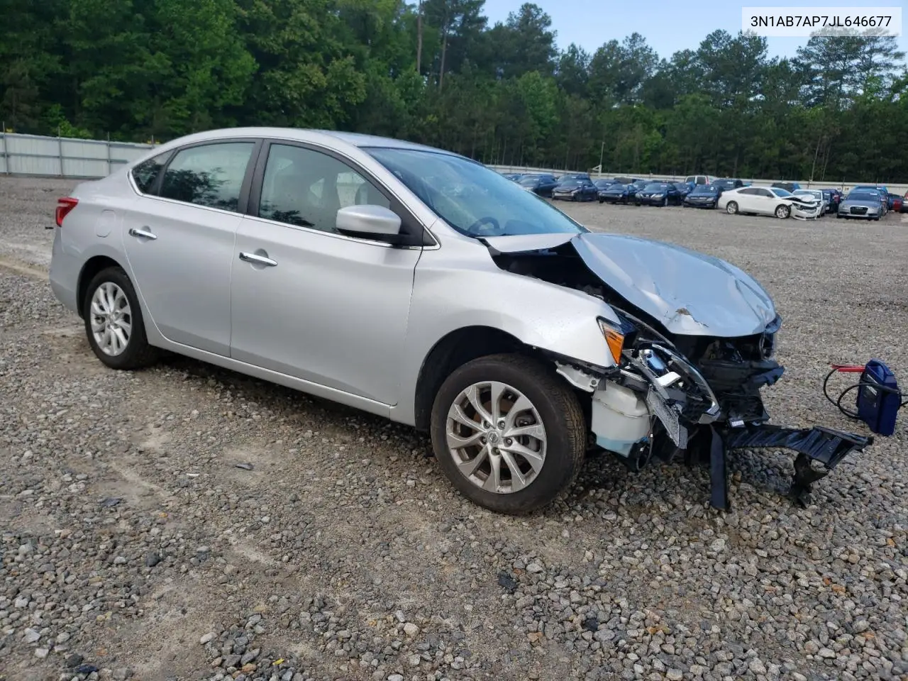 2018 Nissan Sentra S VIN: 3N1AB7AP7JL646677 Lot: 57034135